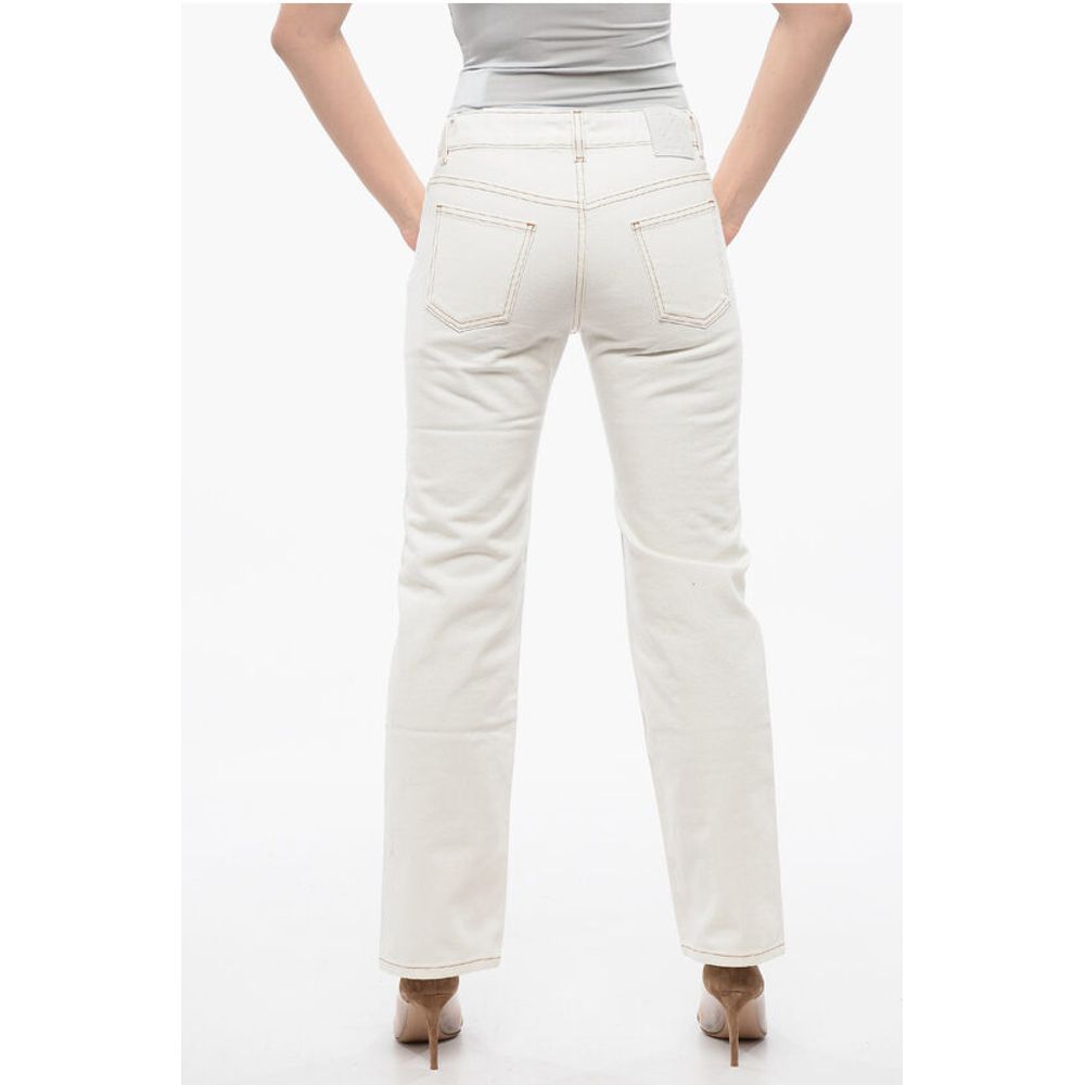 Off-White Visible Stitching 90S FIT VINTAGE Regular Fit Jeans 21cm