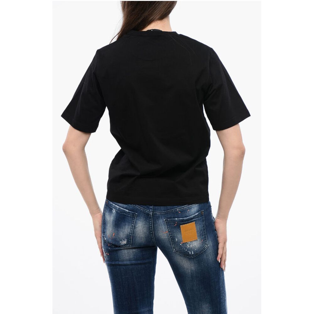 Dsquared² Cotton ICON Crew-neck T-shirt with Gradient Print