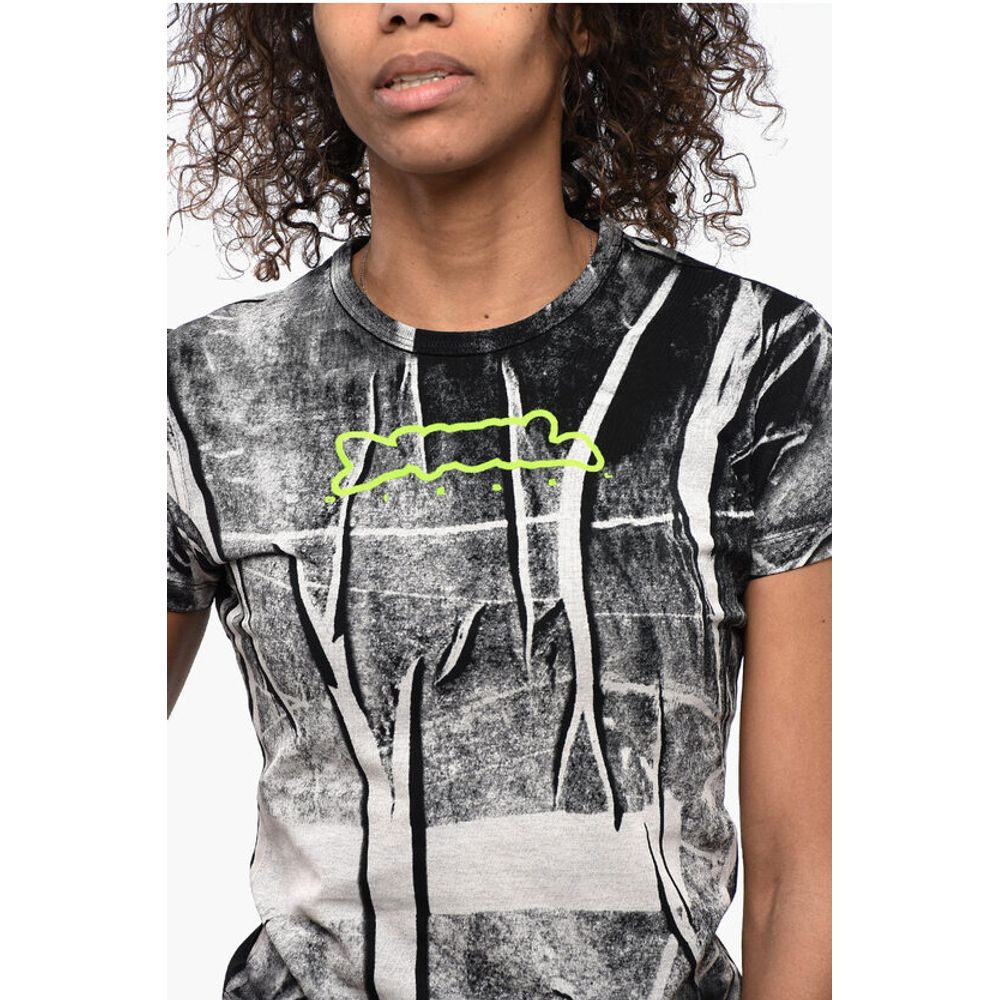 Diesel Printed T-Shirt with Embossed Logo