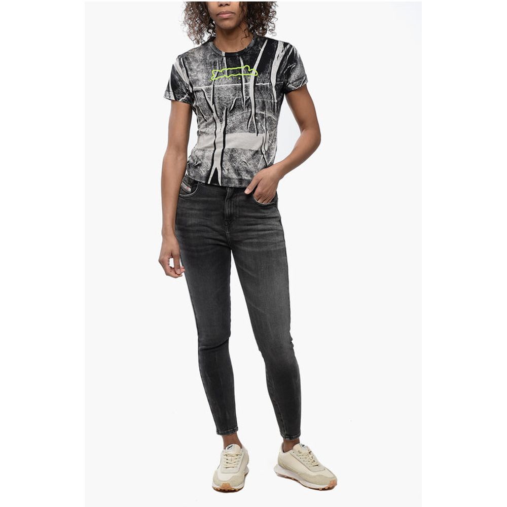 Diesel Printed T-Shirt with Embossed Logo