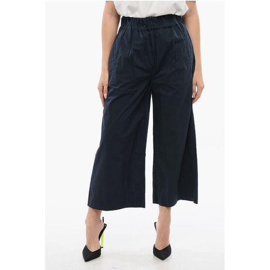 Woolrich Popeline Cotton Cropped Fit Pants