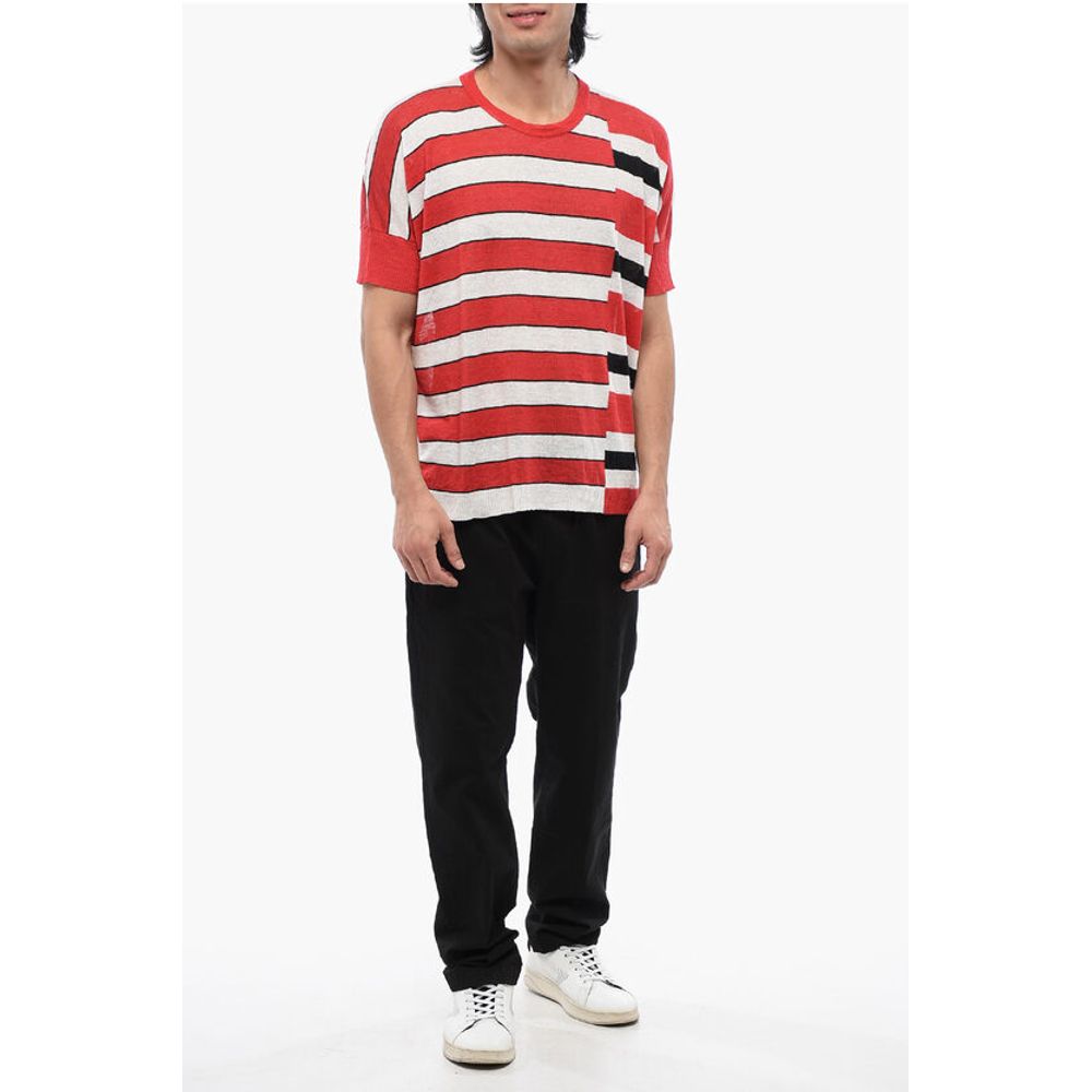 Woolrich Striped Linen T-shirt