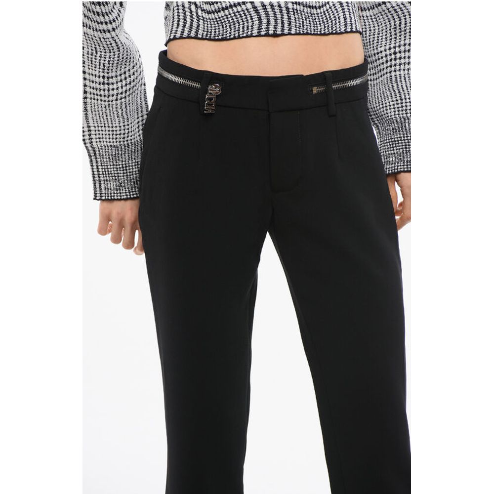 Dsquared² Zip Detailed ICON Pants with Ankle Splits
