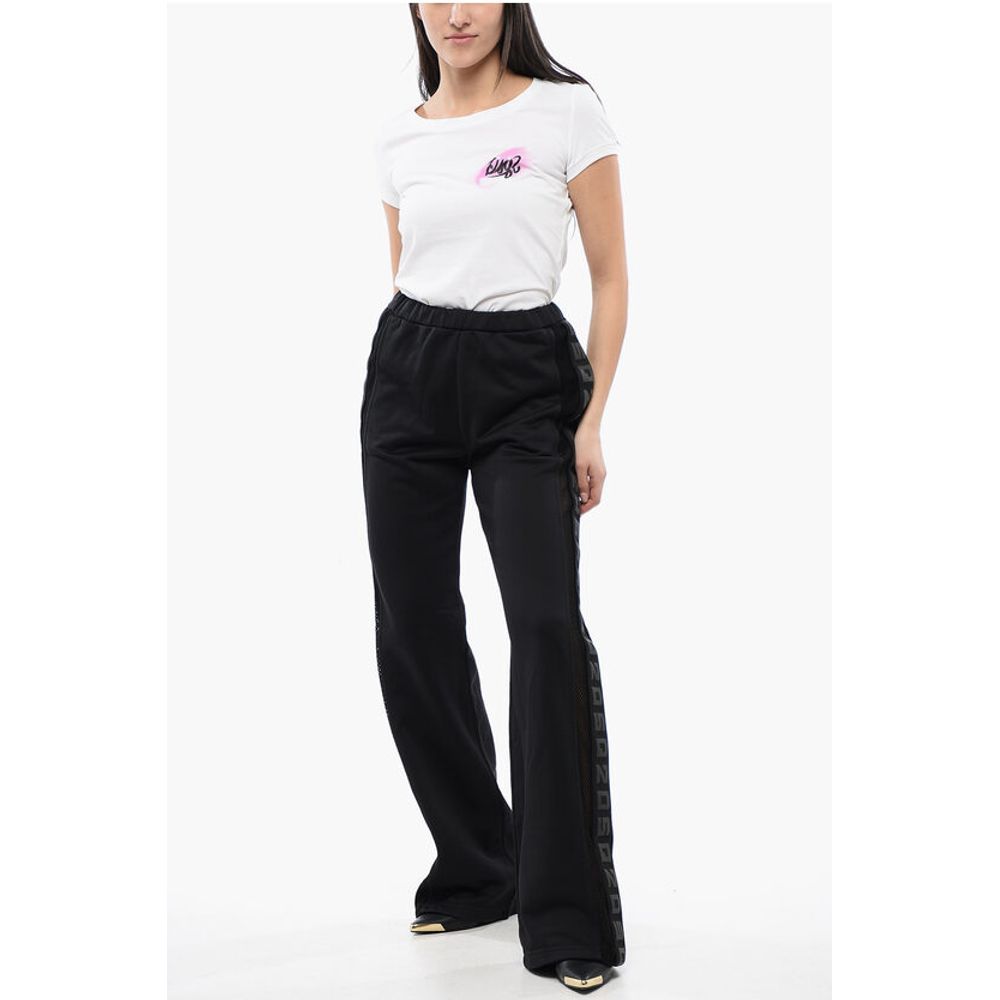 Dsquared² Tape Detailed Straight Fit Sweatpants with Mesh Inserts