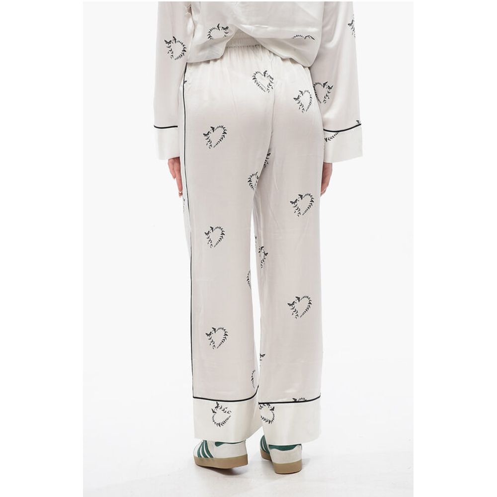 AllSaints Satin SOFI Casual Pants with Drawstring Waist