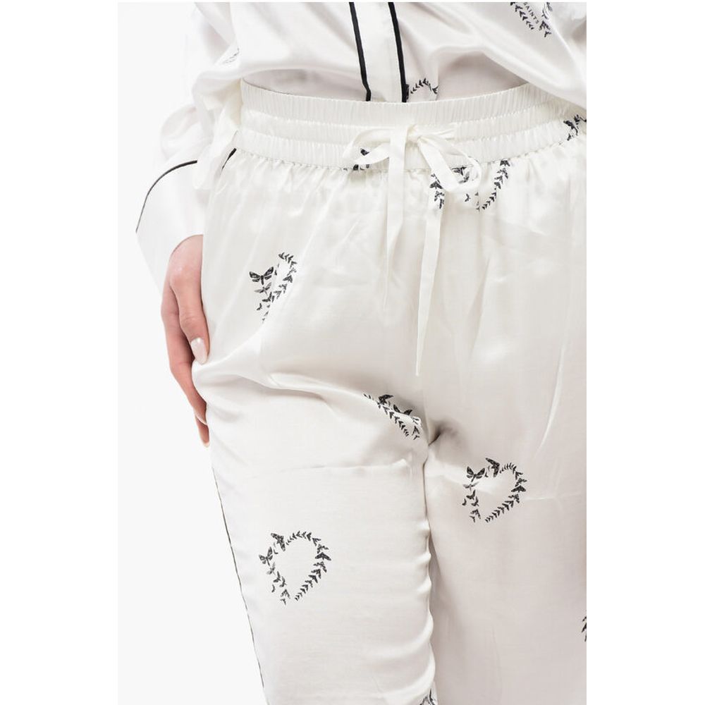 AllSaints Satin SOFI Casual Pants with Drawstring Waist