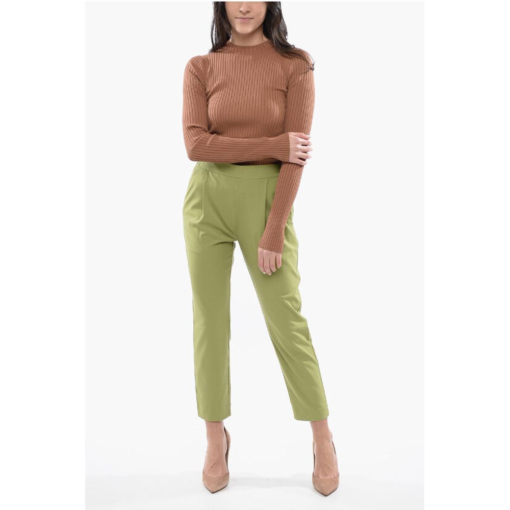 AllSaints Solid Color Single-Pleat ALEIDA Pants