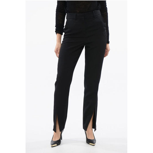Balmain High Waisted Pants With Side Slits