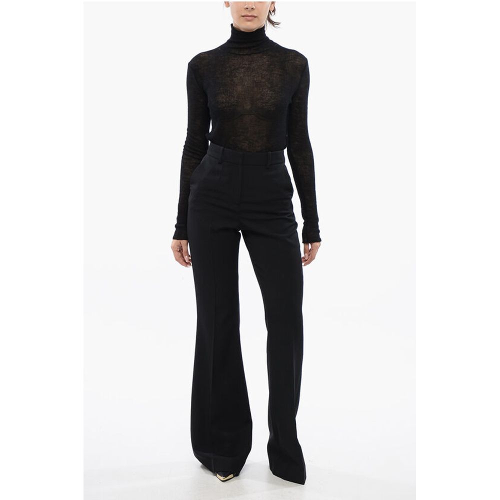 Balmain Flare-Fit High-Waisted Pants