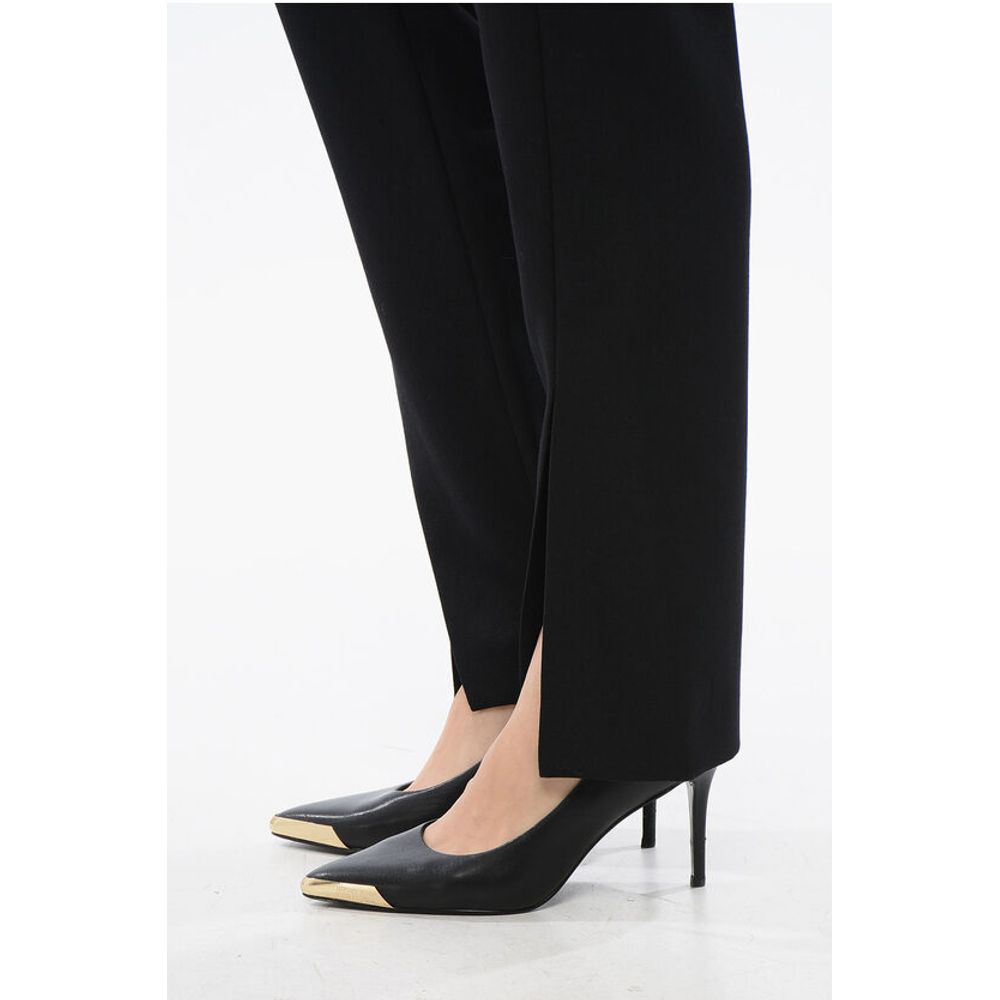 Balmain High Waisted Pants With Side Slits