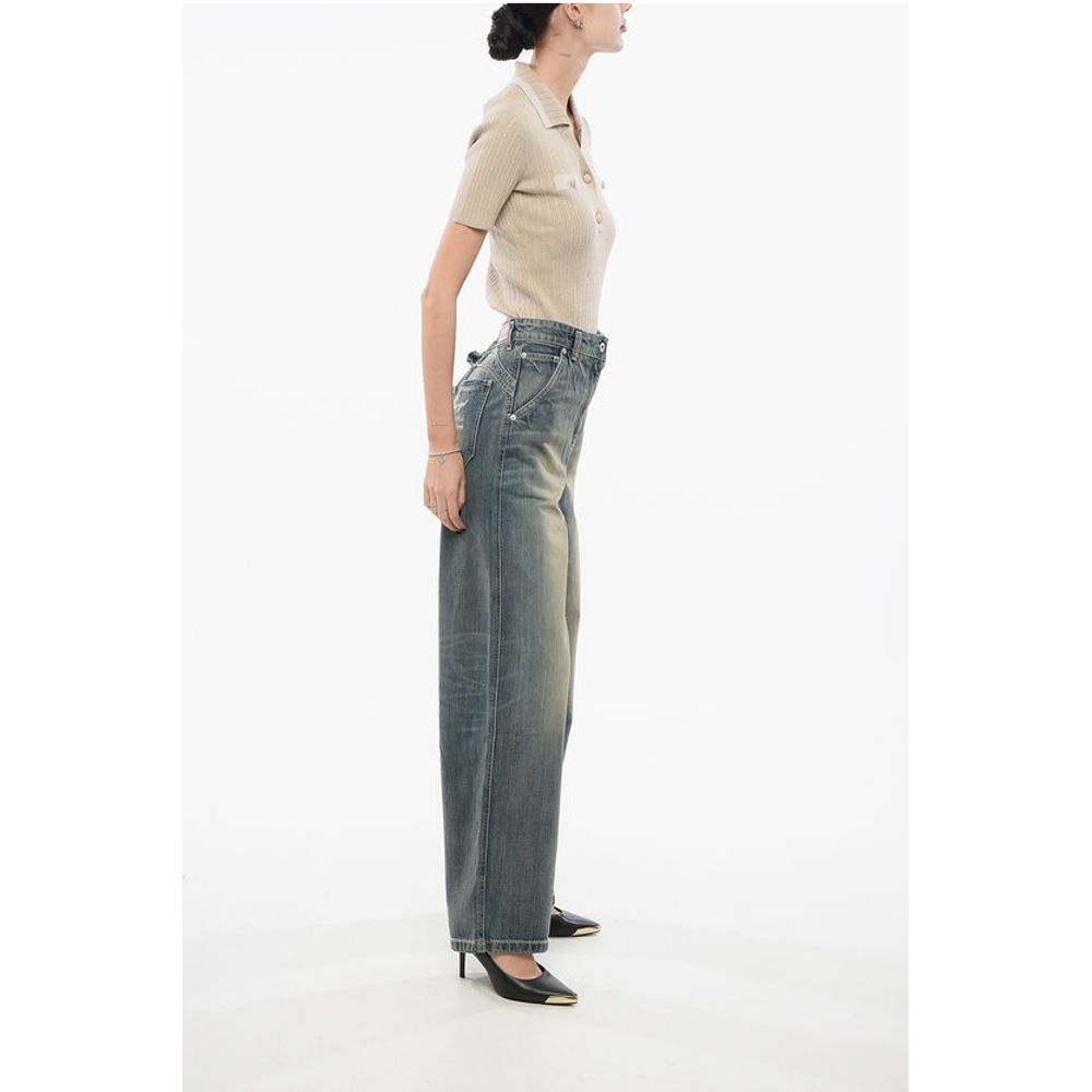 Kenzo Vintage Washed Straight Fit Denims 23cm