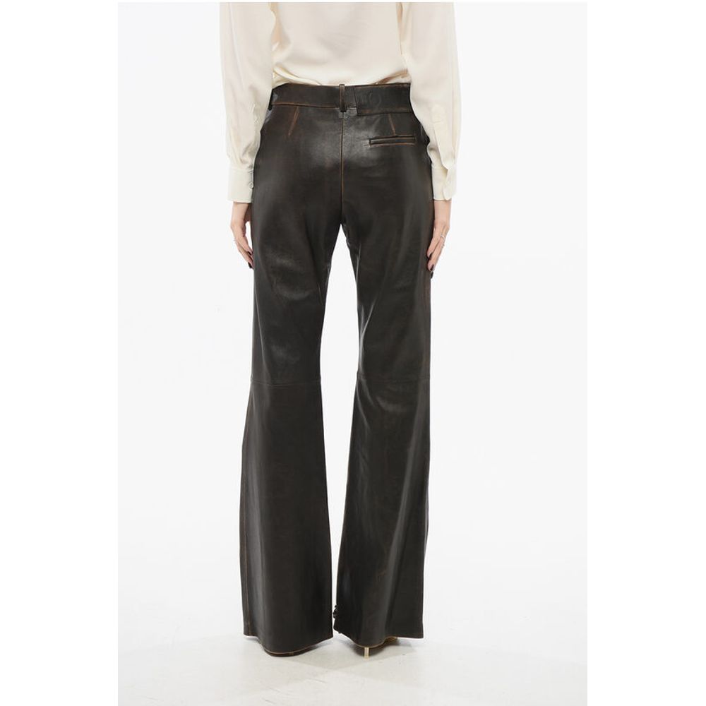 Loewe Leather Flared Pants