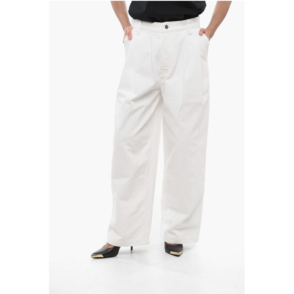 Bottega Veneta Double-pleated Mom Fit Denims 27cm