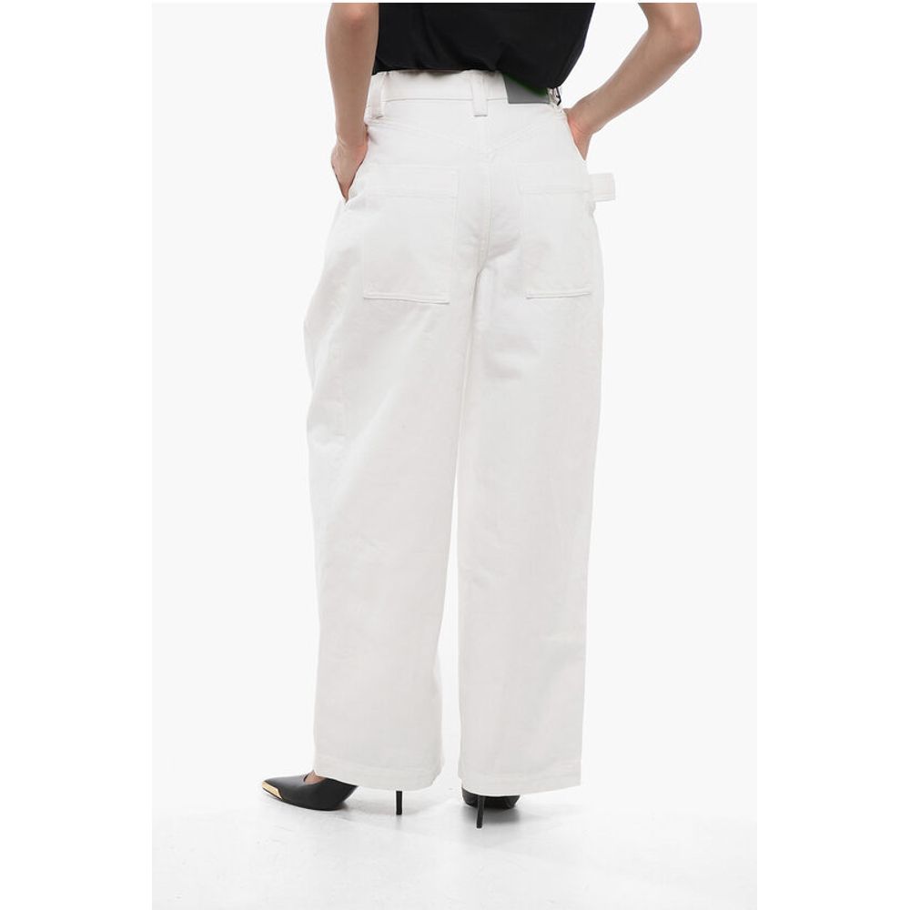 Bottega Veneta Double-pleated Mom Fit Denims 27cm