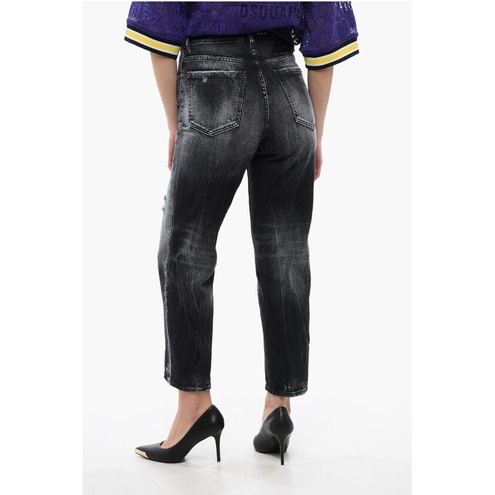 Dsquared² Distressed Boston Fit Denims 18cm