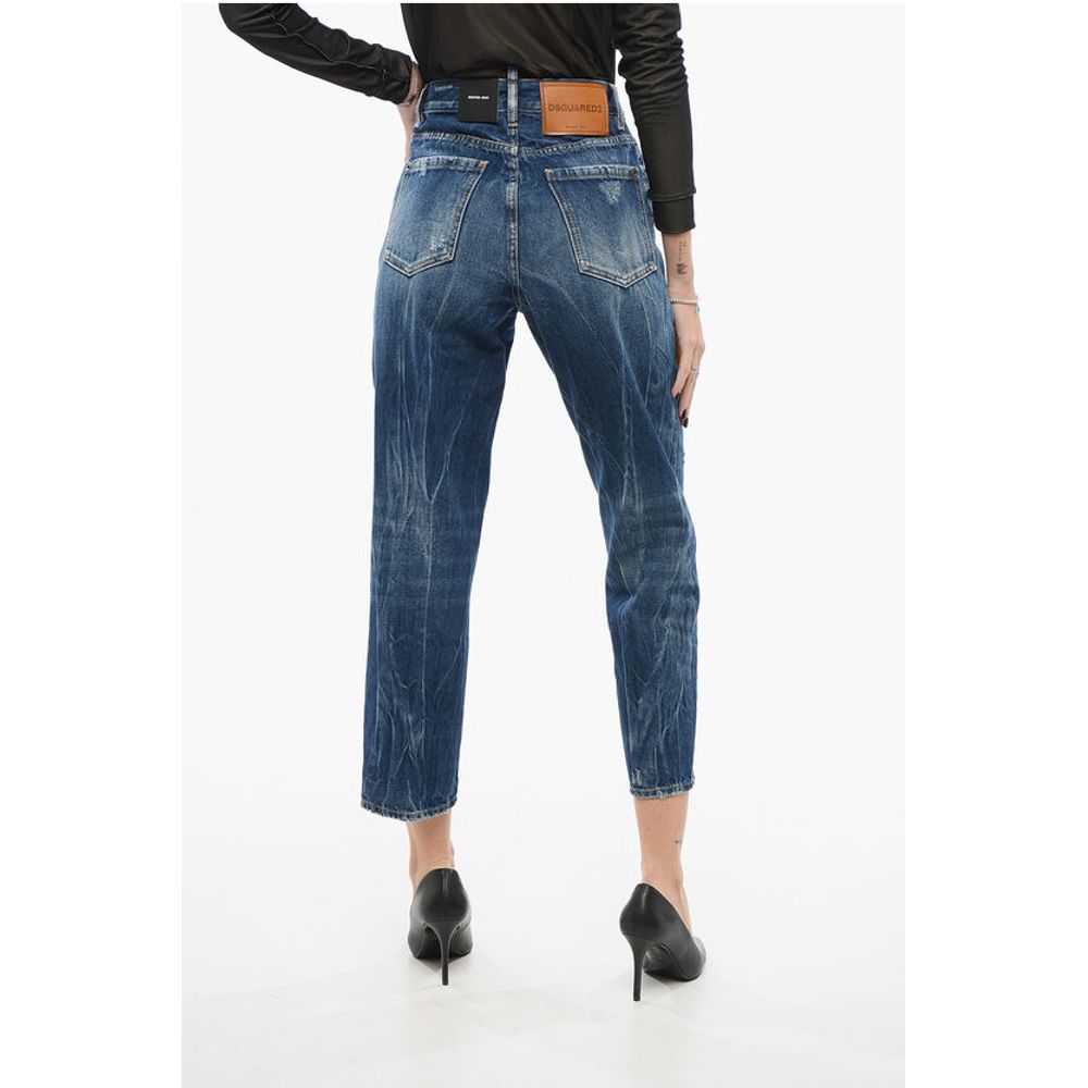 Dsquared² Distressed Boston Fit Denims 18cm