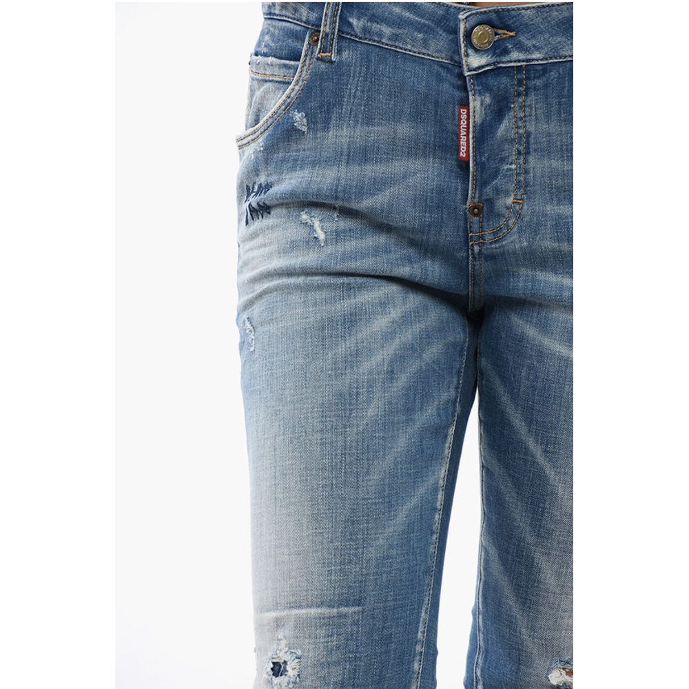 Dsquared² Cool Girl Fit Delavè Denims 14cm