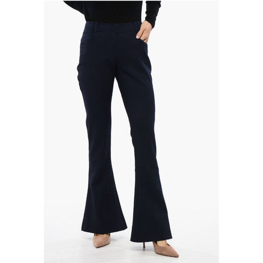 Balmain Wool Low-rise Flared Pants