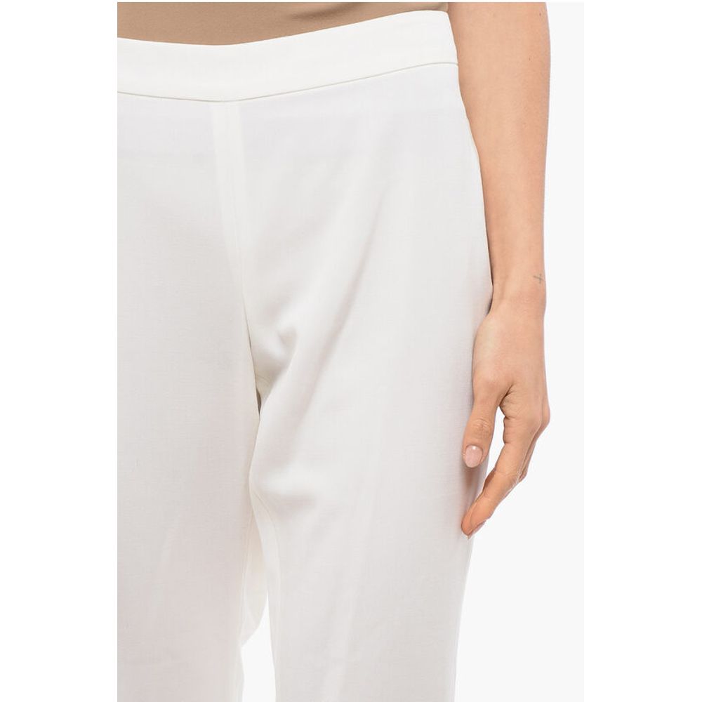 Balmain Skinny Fit Bootcut Pants with Back Zip