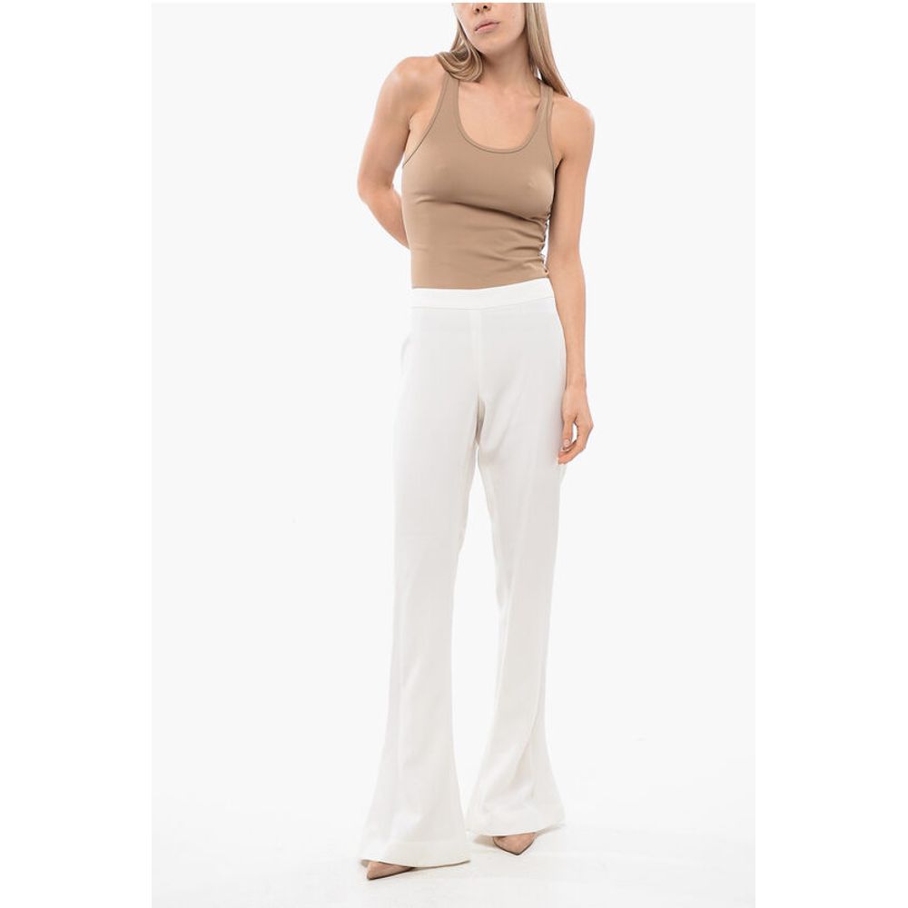 Balmain Skinny Fit Bootcut Pants with Back Zip