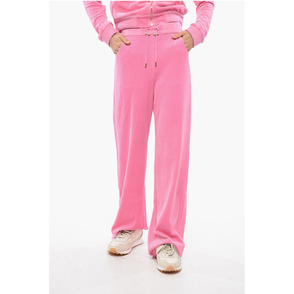 Balmain BARBIE Velvet Wide-leg Joggers