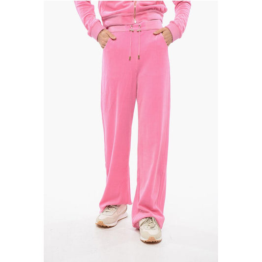 Balmain BARBIE Velvet Wide-leg Joggers