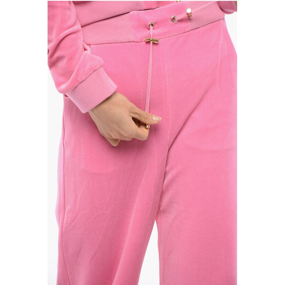 Balmain BARBIE Velvet Wide-leg Joggers