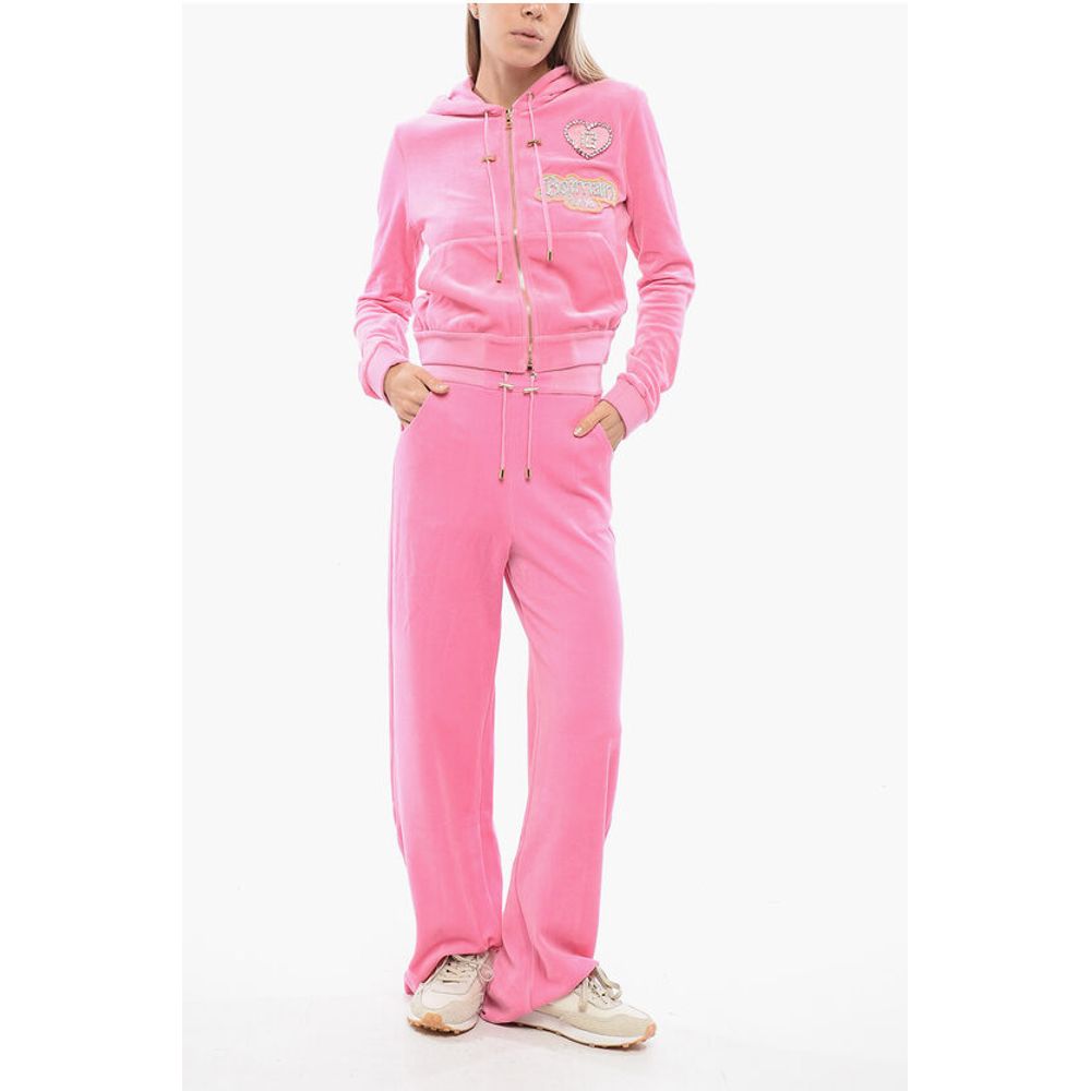 Balmain BARBIE Velvet Wide-leg Joggers