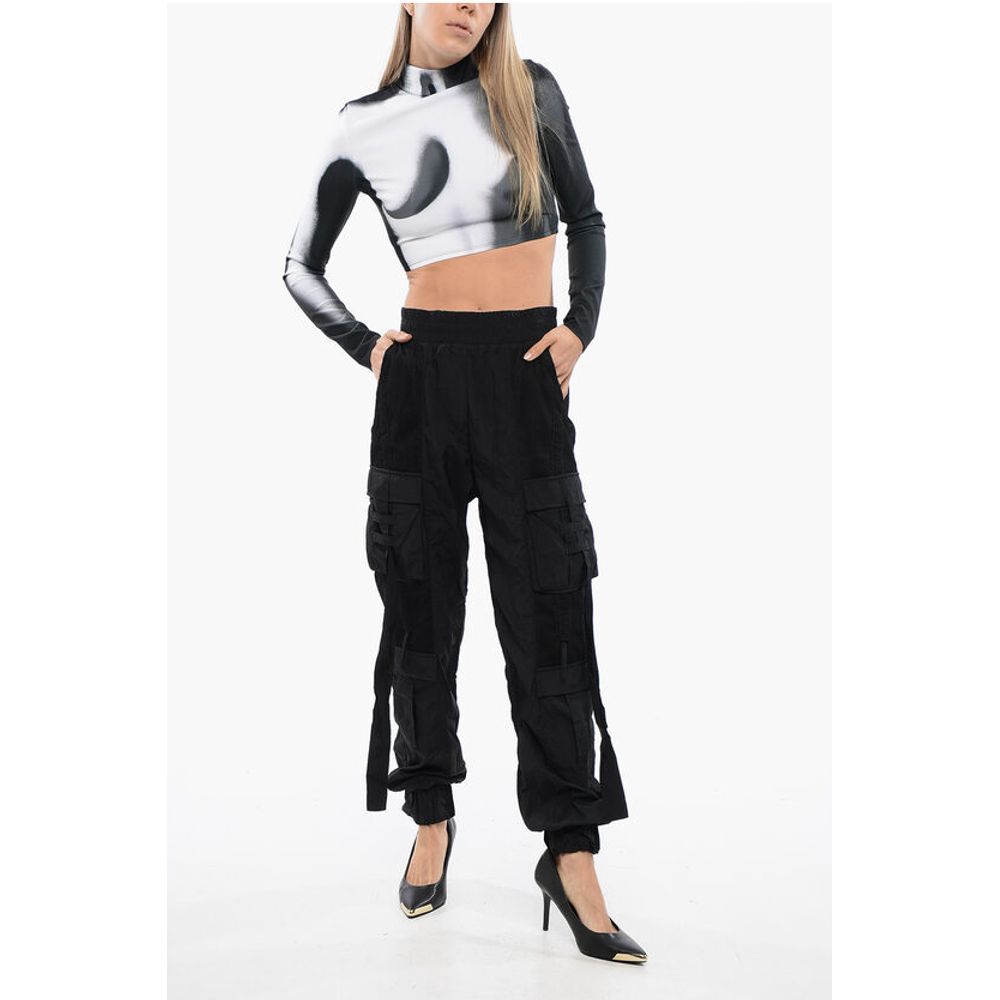 Balmain Cargo Pants With Mesh Details