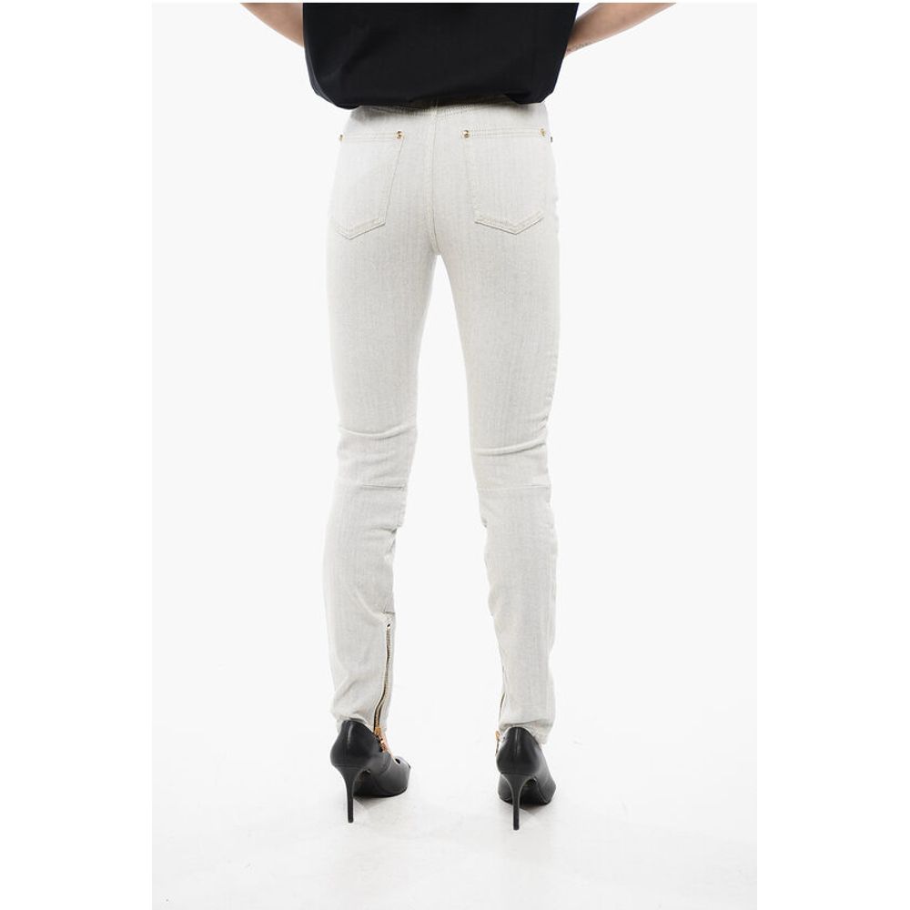 Balmain Ultra Skinnt Denims with Raw-cut Details