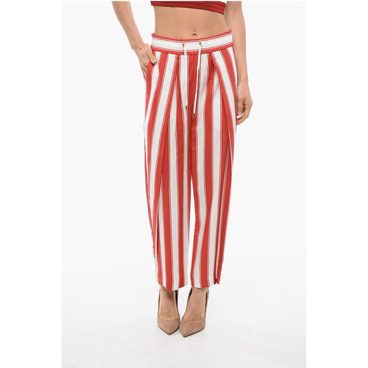 Balmain Striped Pants With Drawstings