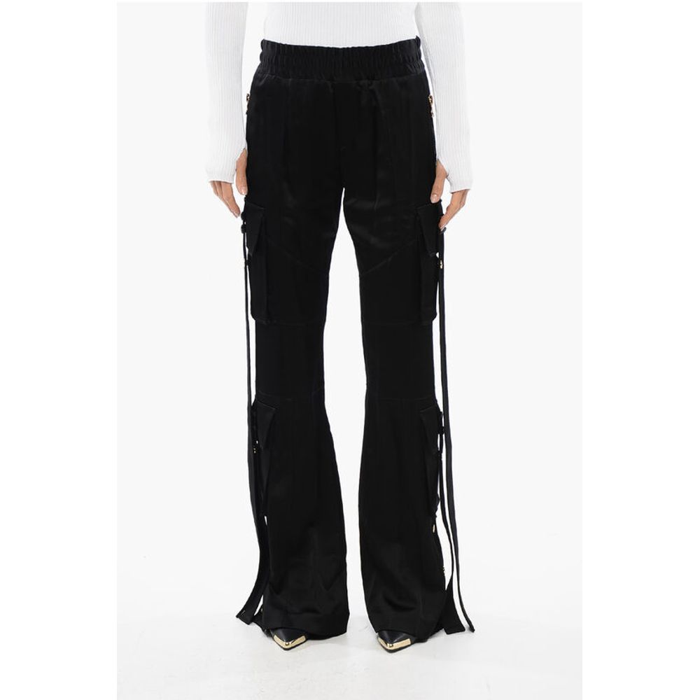 Balmain Satin Cargo Pants