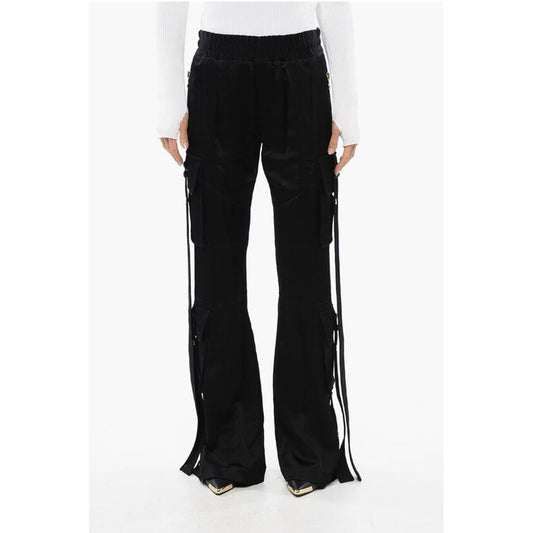Balmain Satin Cargo Pants