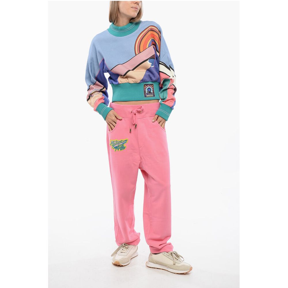 Balmain Boyfriend Joggers with Turn-up Hems