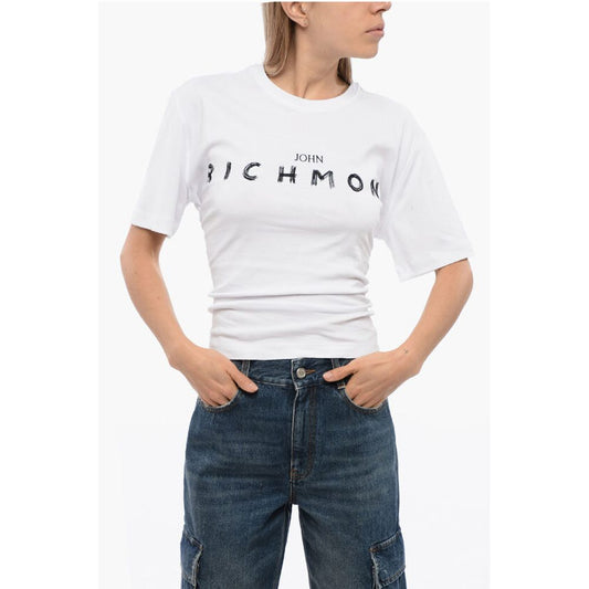John Richmond TOMIOK Over T-shirt with Rear Lace Detail