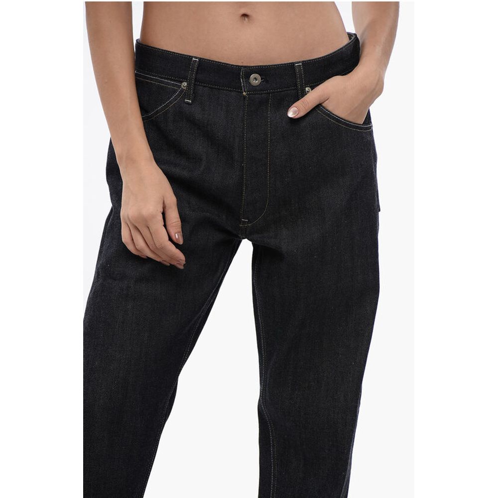 Jil Sander High-waisted Dark Washed Denims 18cm