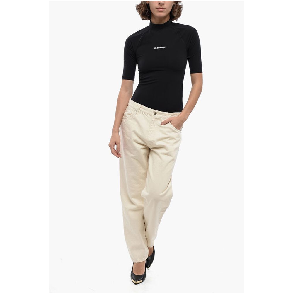 Jil Sander 5-Pocket Cotton Regular Fit Denims 18cm