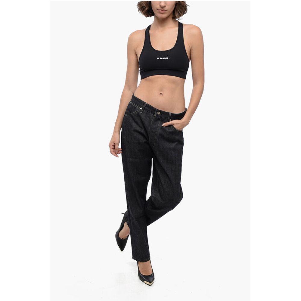 Jil Sander High-waisted Dark Washed Denims 18cm