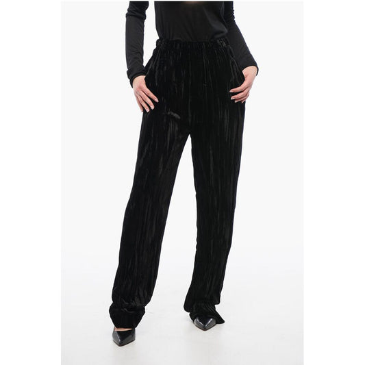 Balenciaga Velvet Flared Pants