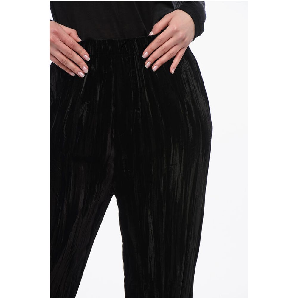 Balenciaga Velvet Flared Pants
