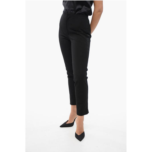 Dior Stretchy Pants with Embroidered Band