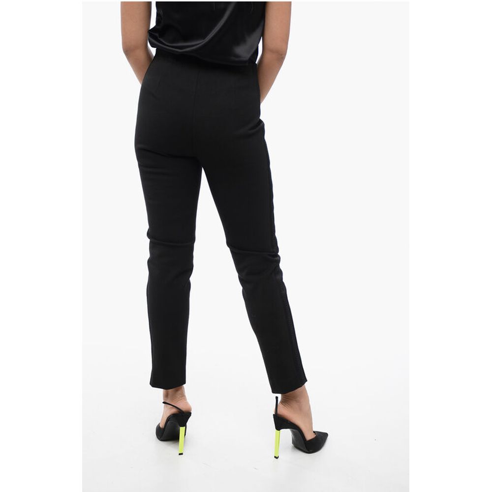 Dior Stretchy Pants with Embroidered Band