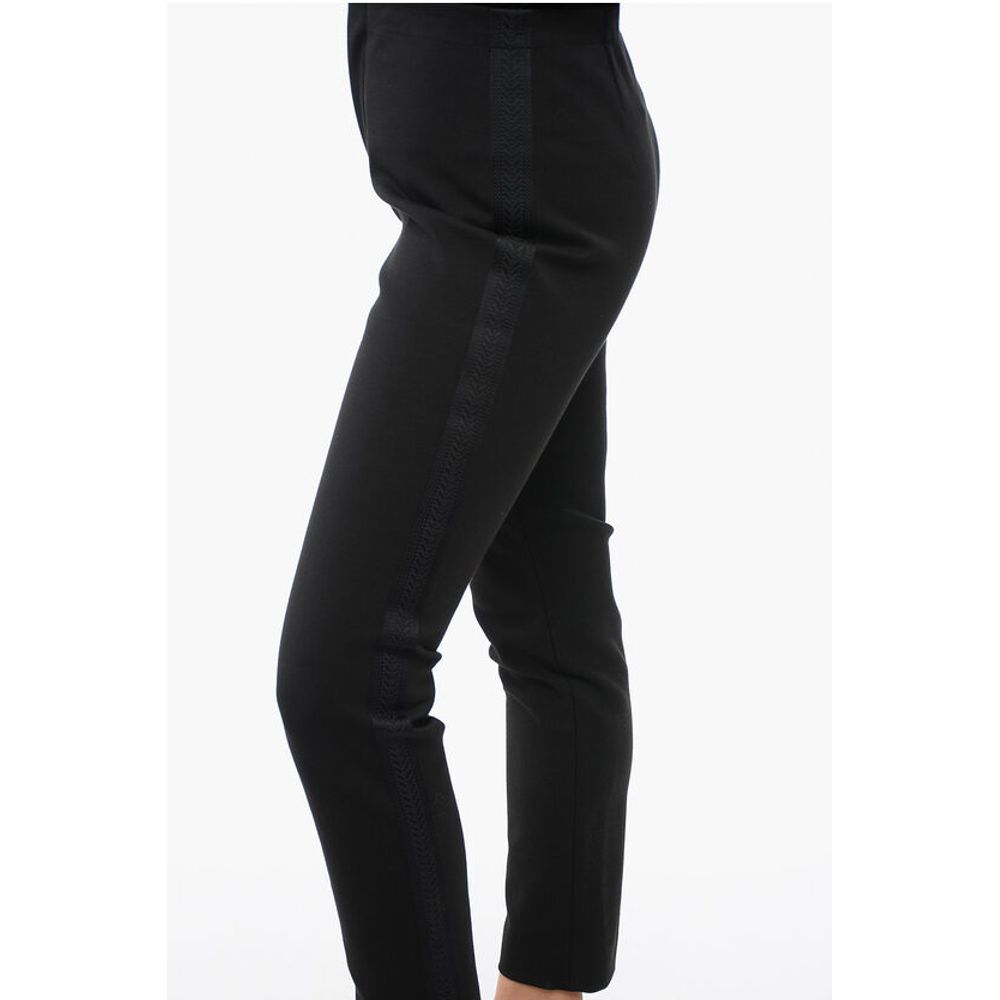 Dior Stretchy Pants with Embroidered Band