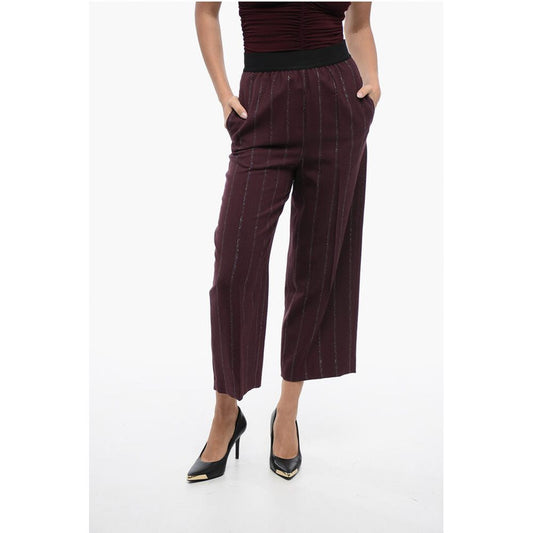 Stella McCartney Flanel Pants with Lurex Detail