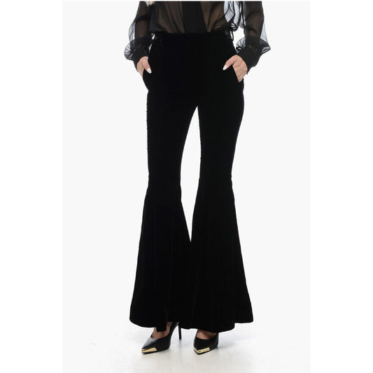 Saint Laurent Velvet Flared Pants