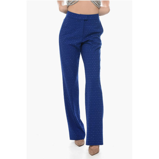 The Andamane Straight-Fit Pants with Swarovski Application