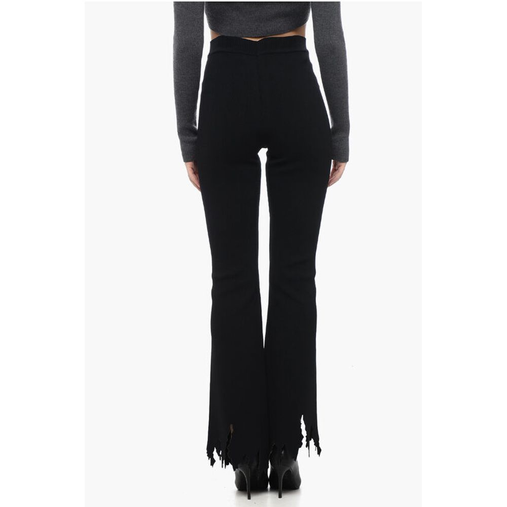 J.W.Anderson Stretchy High Waist Pants with Laser-Cut