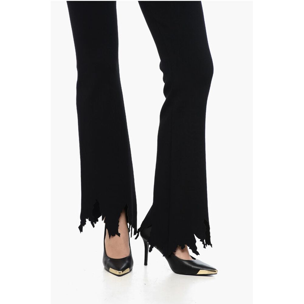 J.W.Anderson Stretchy High Waist Pants with Laser-Cut