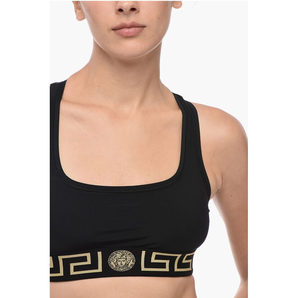 Versace Cropped Top with La Greca Motif