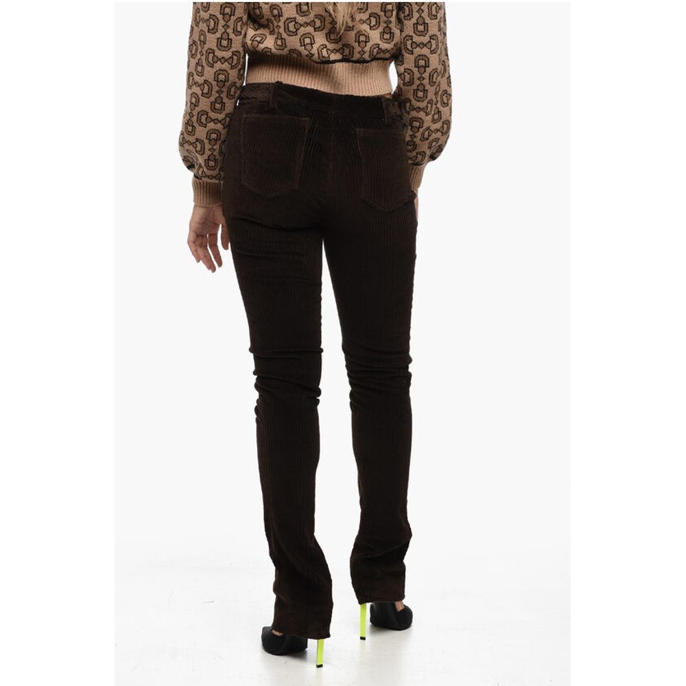 Dolce & Gabbana Corduroy Bootcut Pants with Belt Loops